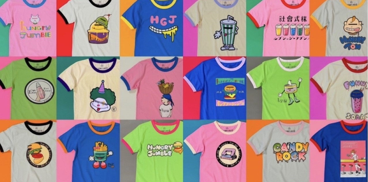 ハングリージャンブルのリンガーTシャツ“ハングリンガー”