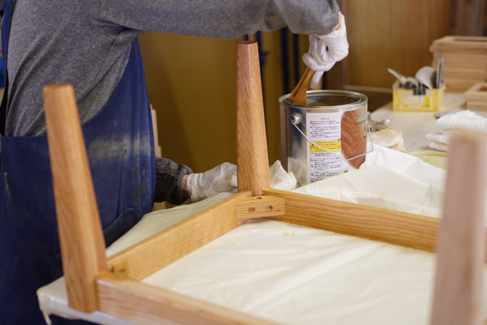 天然木　オイル塗装