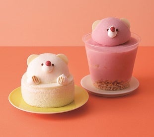 ＜パティスリーヤナギムラ＞(右)フローズンしろくまミルジュちゃん（１個）648円 (左）しろくまロールミルクちゃん（１個）５94円