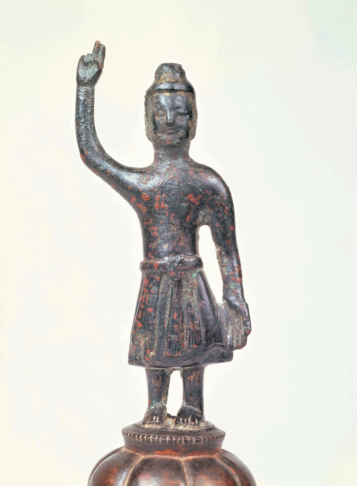 金銅誕生釈迦仏立像　飛鳥時代