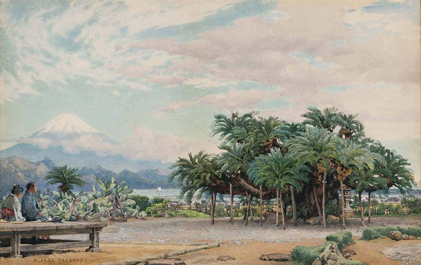 アルフレッド・パーソンズ《富士山》
