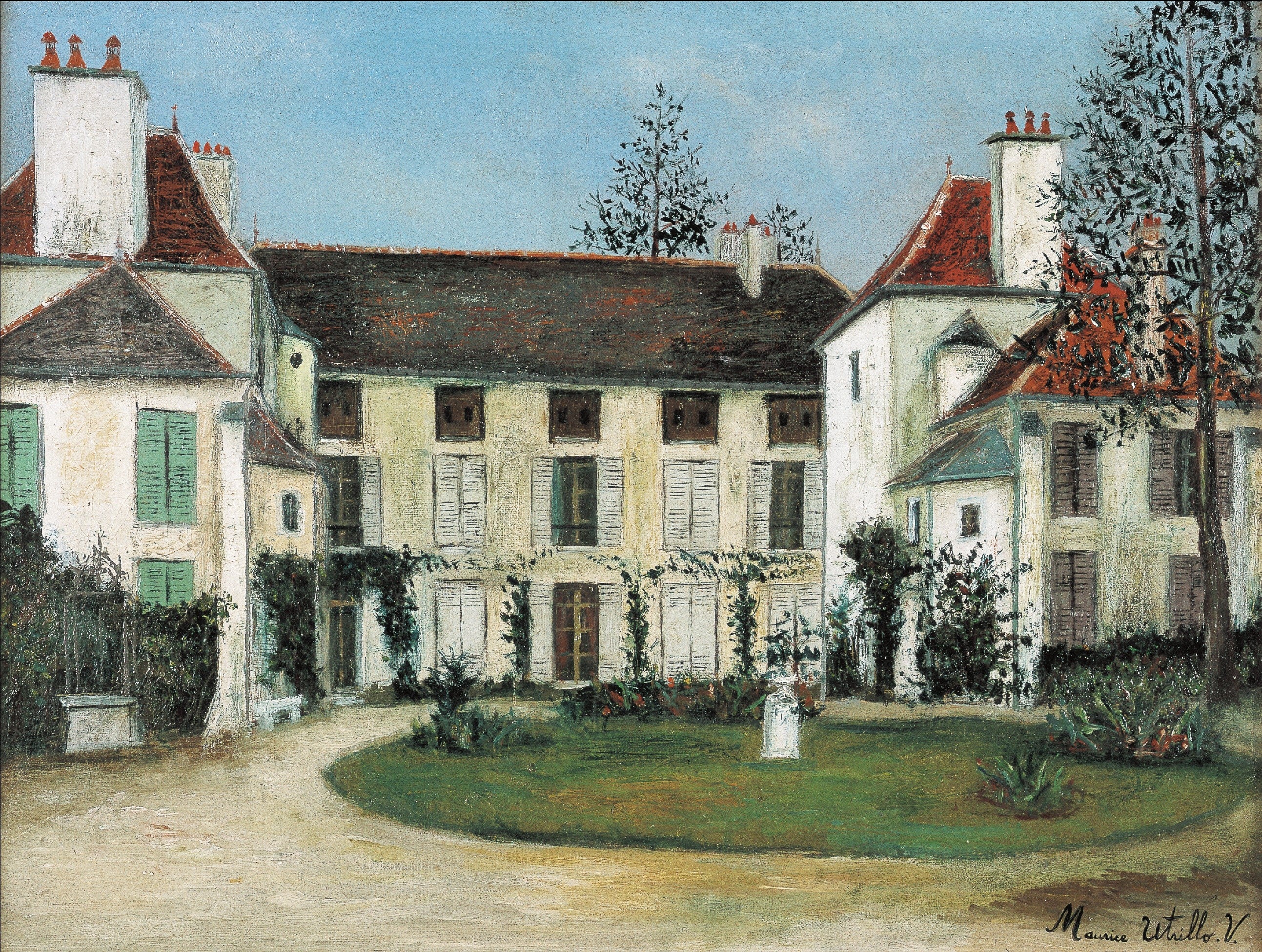 ブール=ラ=レーヌのスペイン皇女の館（オー=ドゥ=セーヌ県）（1915年頃）　© Hélène Bruneau 2023