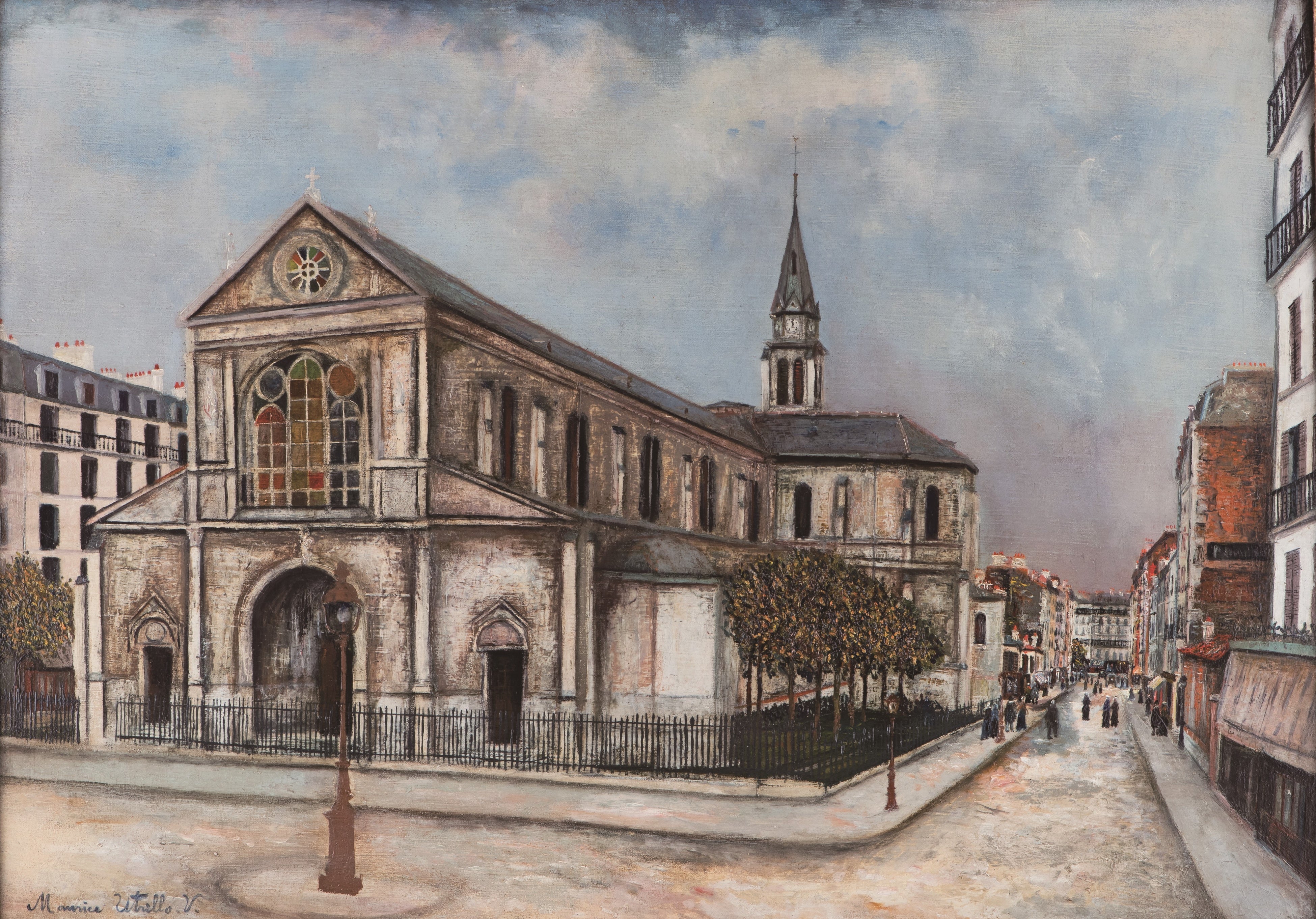 クリニャンクールのノートル =ダム教会(1911年頃)  © Hélène Bruneau 2023