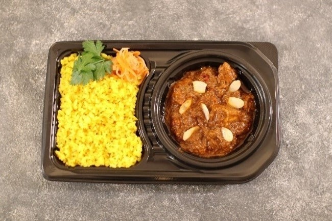 ポークビンダルカレーレモンライス添え 756円