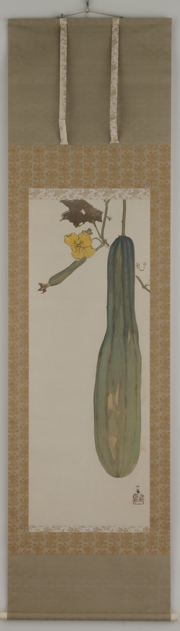 №95 竹内栖鳳《小心胆大》1909年 絹本着彩