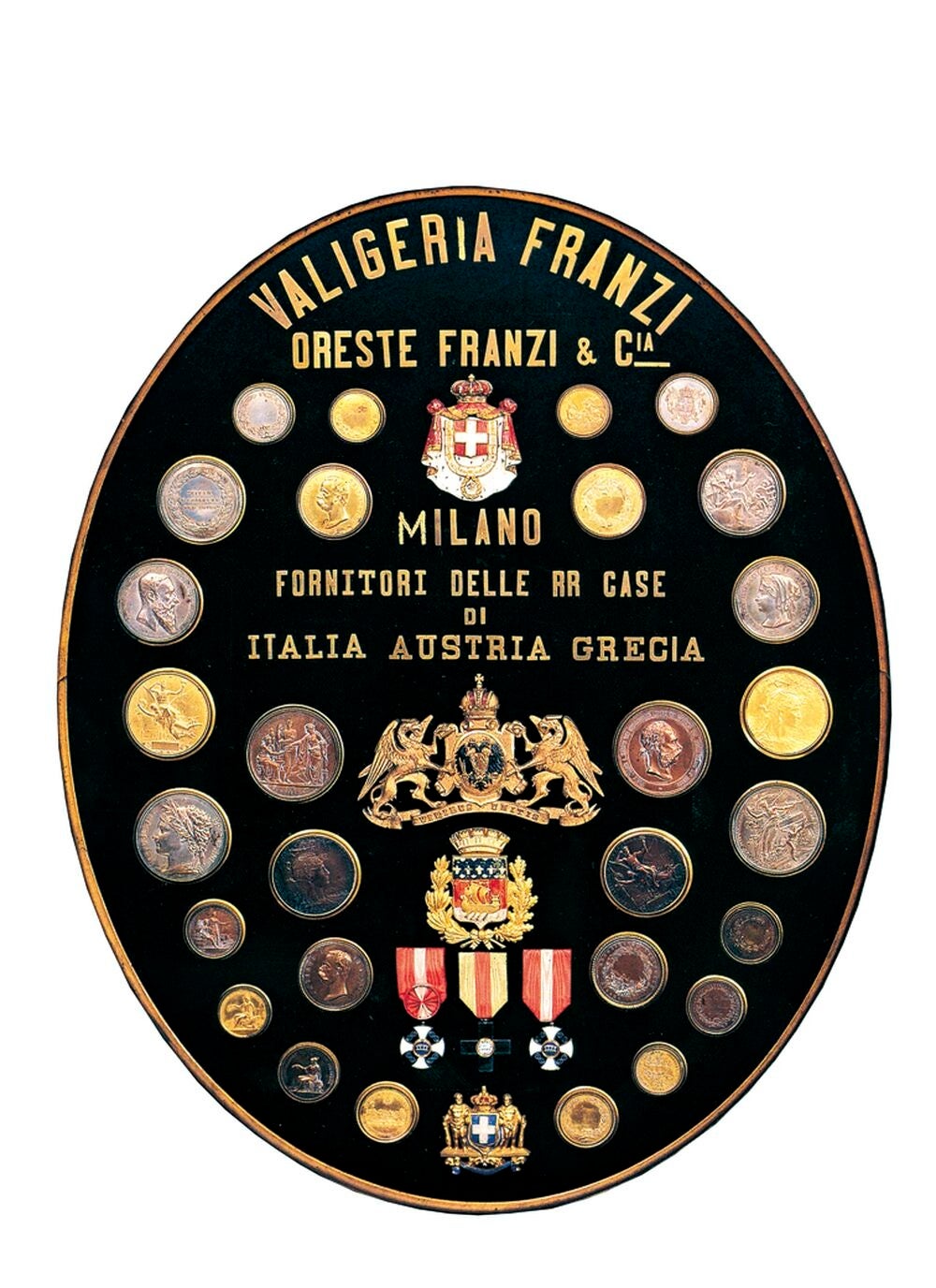 1900年パリ国際博覧会のゴールドメダルなど