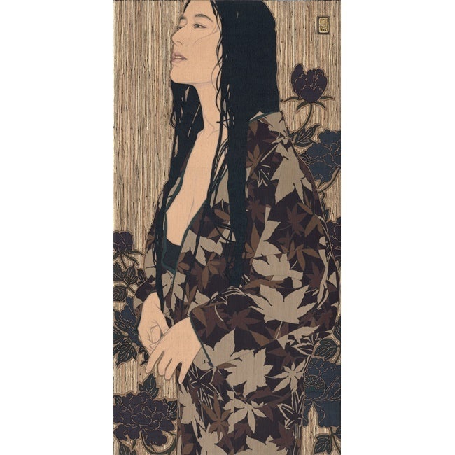 池永康晟「時雨・美佳」(90.0×45.0cm)