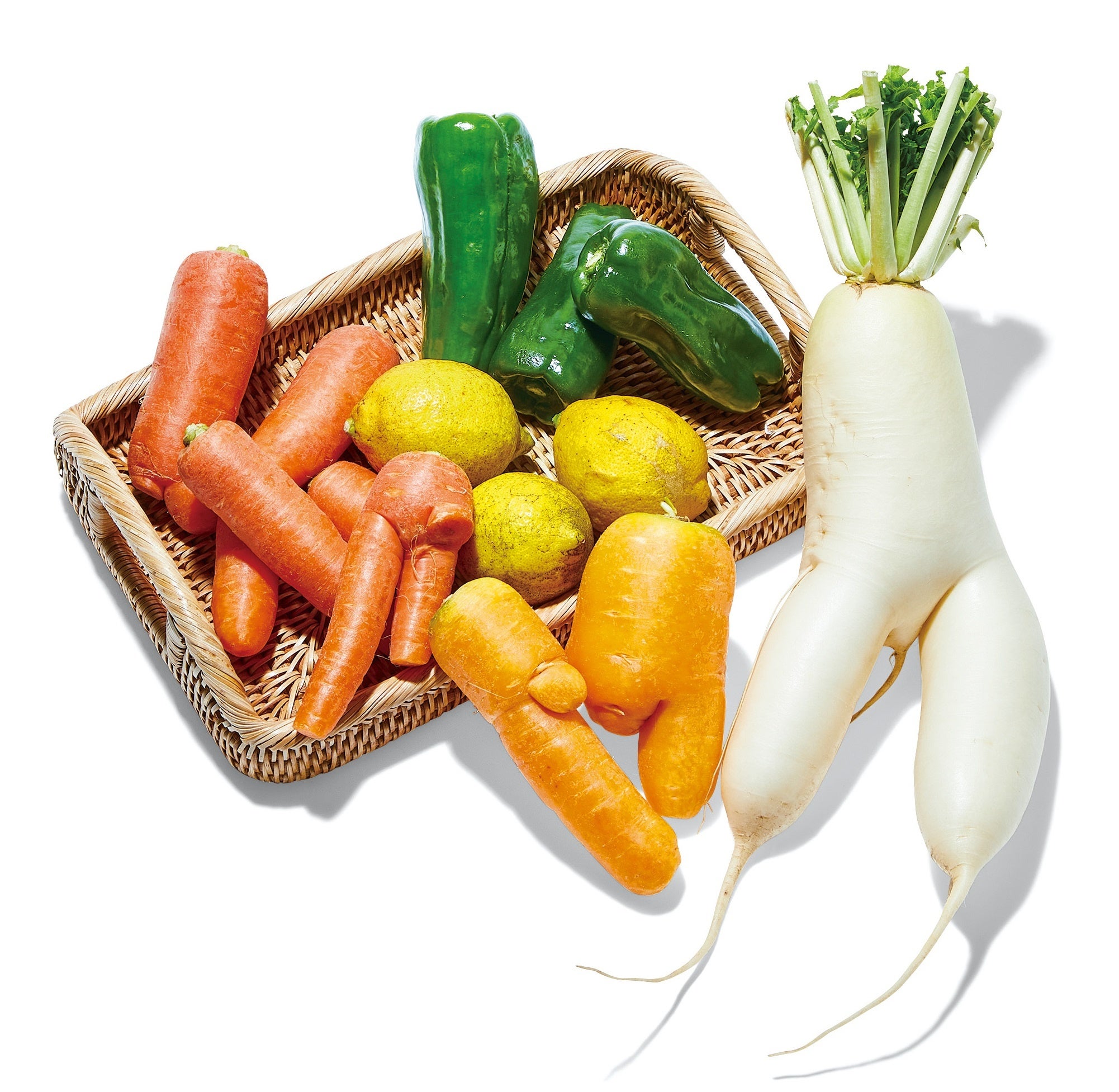 〈KAWAII YASAI〉　有機野菜各種 ￥324～