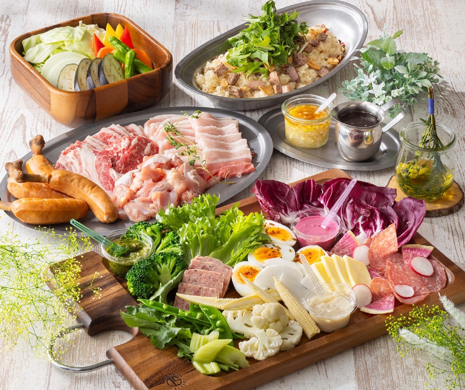 京都髙島屋】彩り鮮やかな前菜でフレンチBBQを満喫緑豊かなリラックス