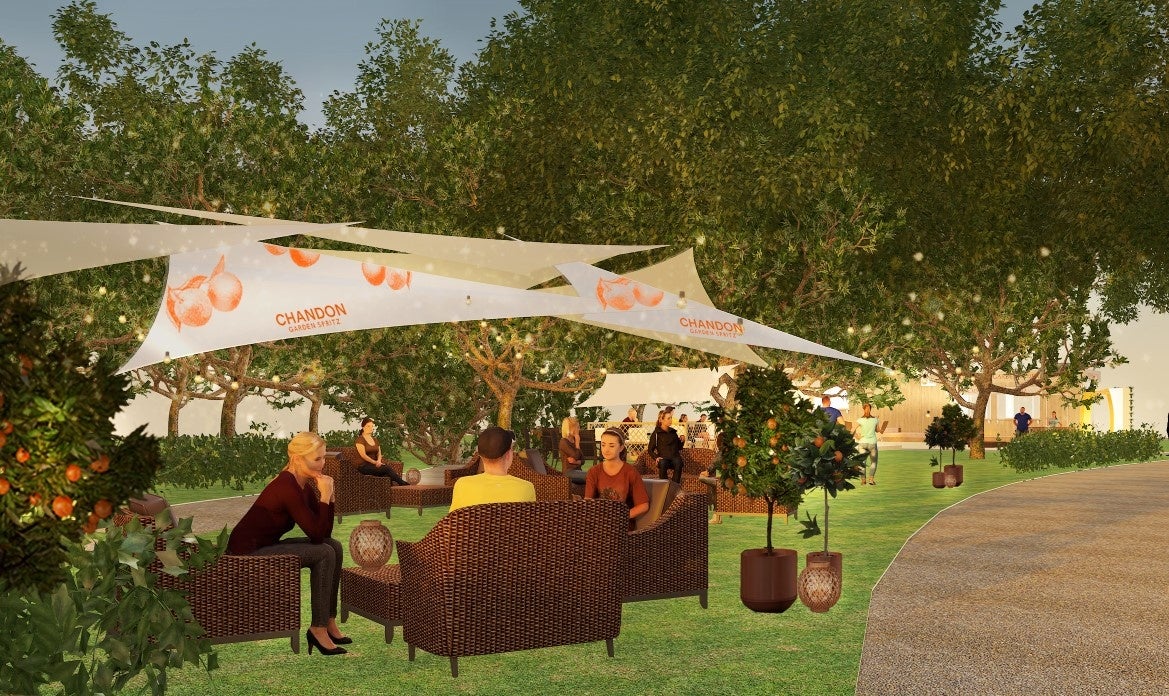 シークレットガーデン CHANDON SECRET GARDEN MIDPARK LOUNGE」東京ミッドタウン