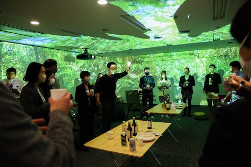 自然に包まれた懇親会や、ヨガイベント等に実際に活用いただいています。