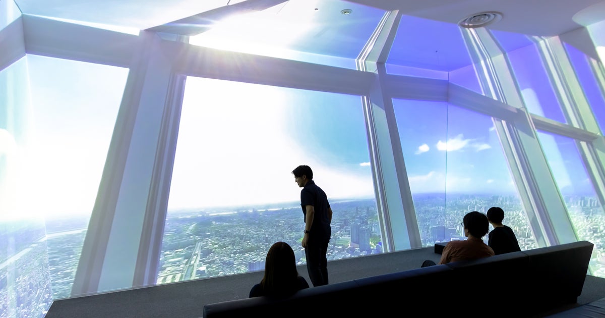 スカイツリーからの景色~オープンイノベーションHUB (オフィス)~