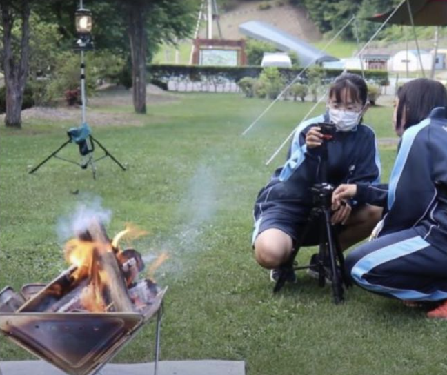 十勝浦幌中学校の生徒たちが授業を通して空間VR”uralaa”の撮影を体験。