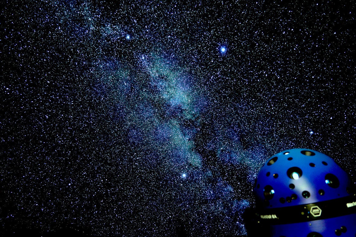 「MEGASTAR-IIA」で映し出した天の川