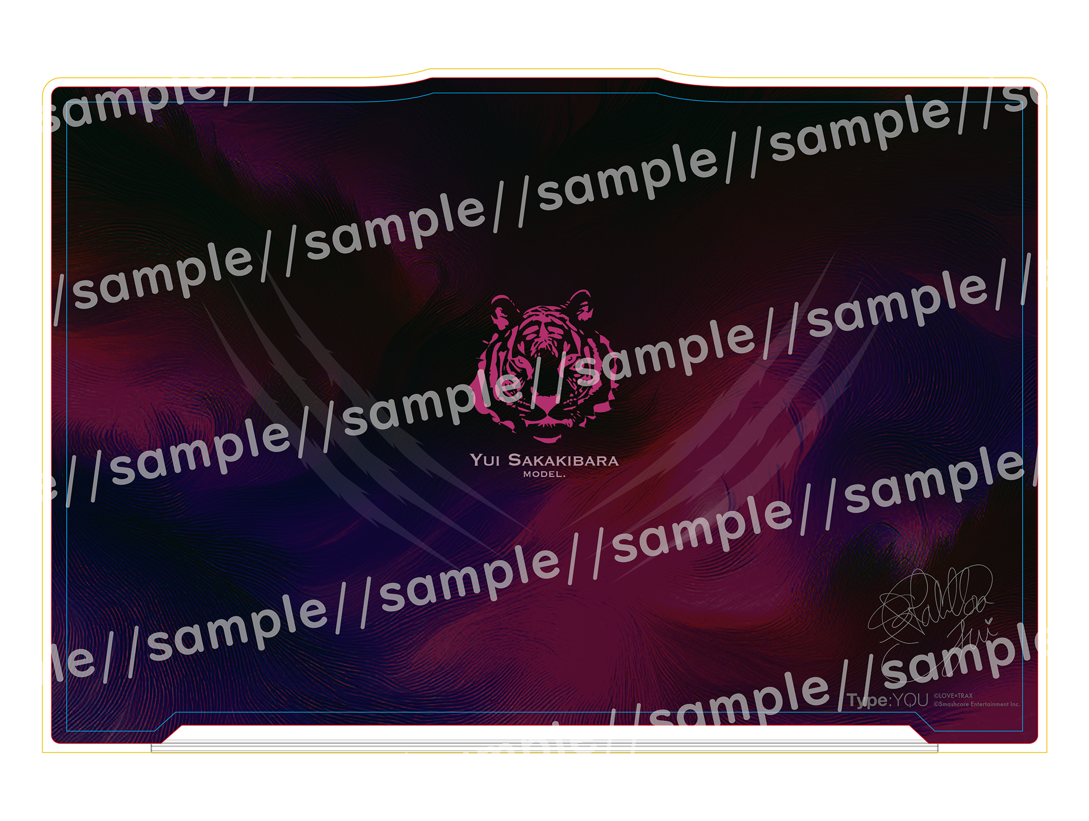 ※画像はノートPC天板のサンプルです。