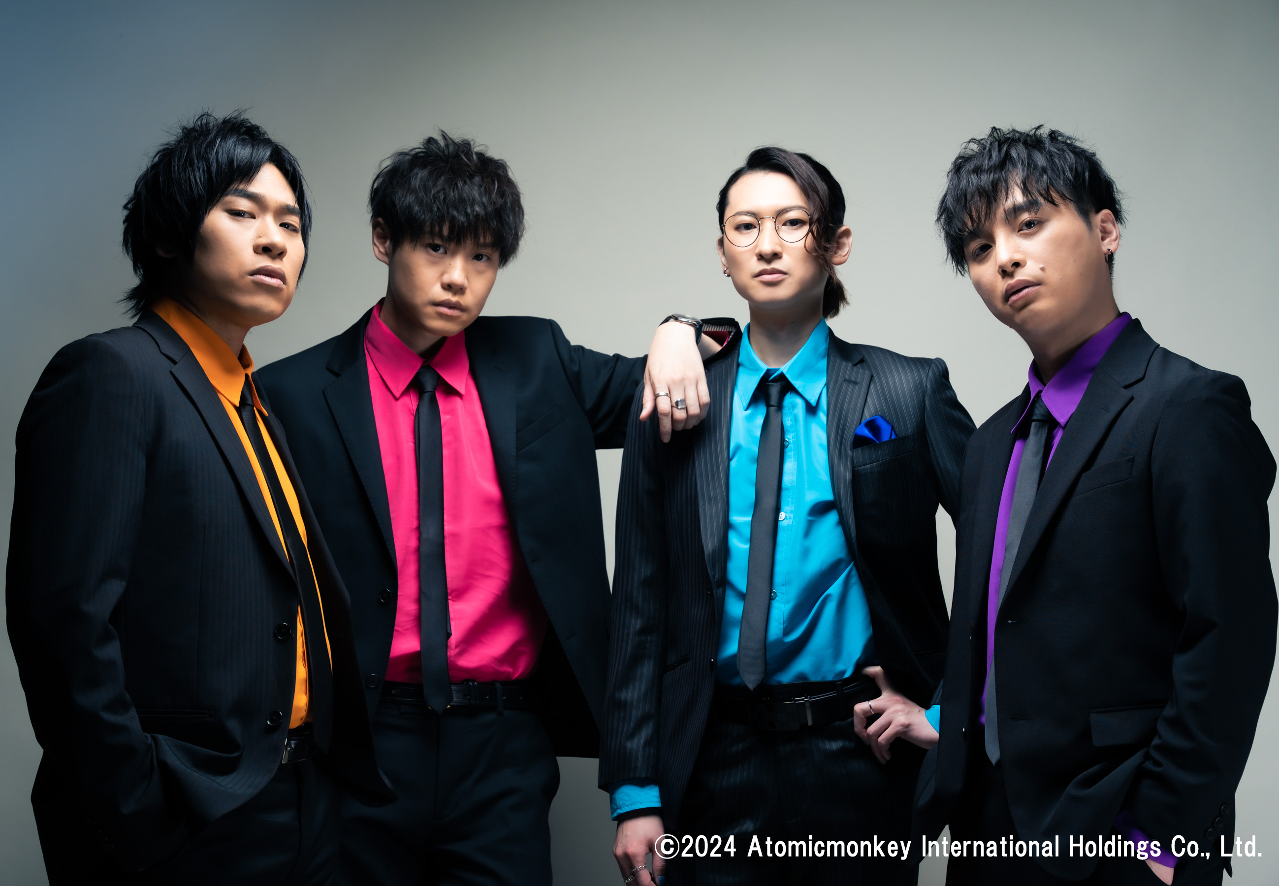 atomic7（左から：岩崎諒太さん、高橋信さん、三浦勝之さん、田中文哉さん）