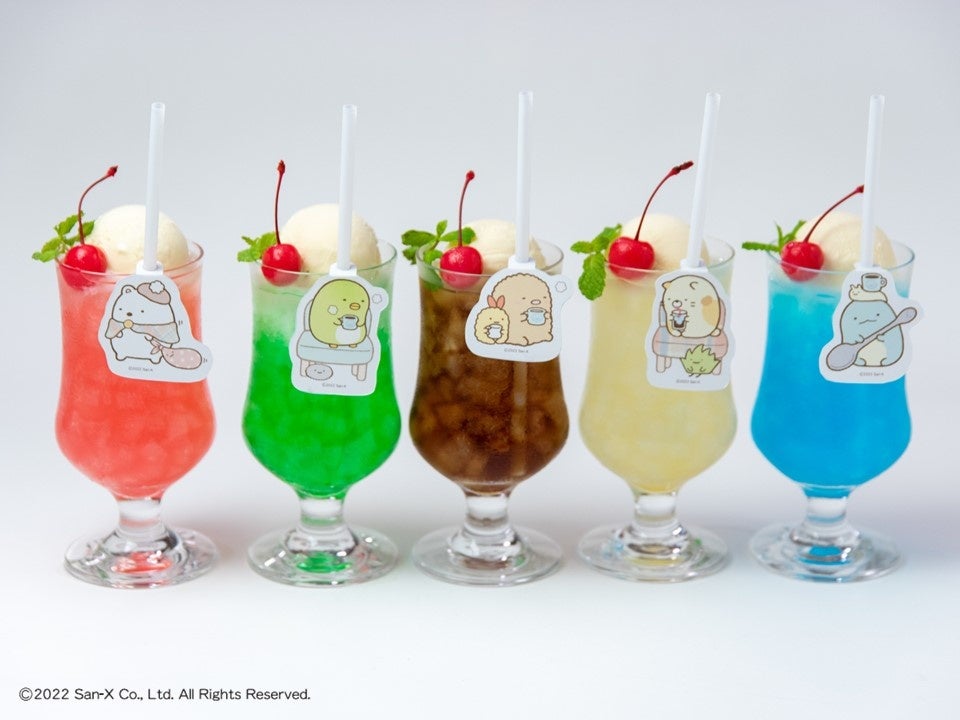 すみっコのカラフルクリームソーダ　800円税込