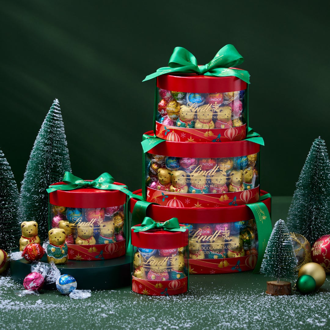 mototin　1204040クリスマス限定品 LINDOR HOLIDAY 一粒からはじまる、あなたへの贈り物” 心