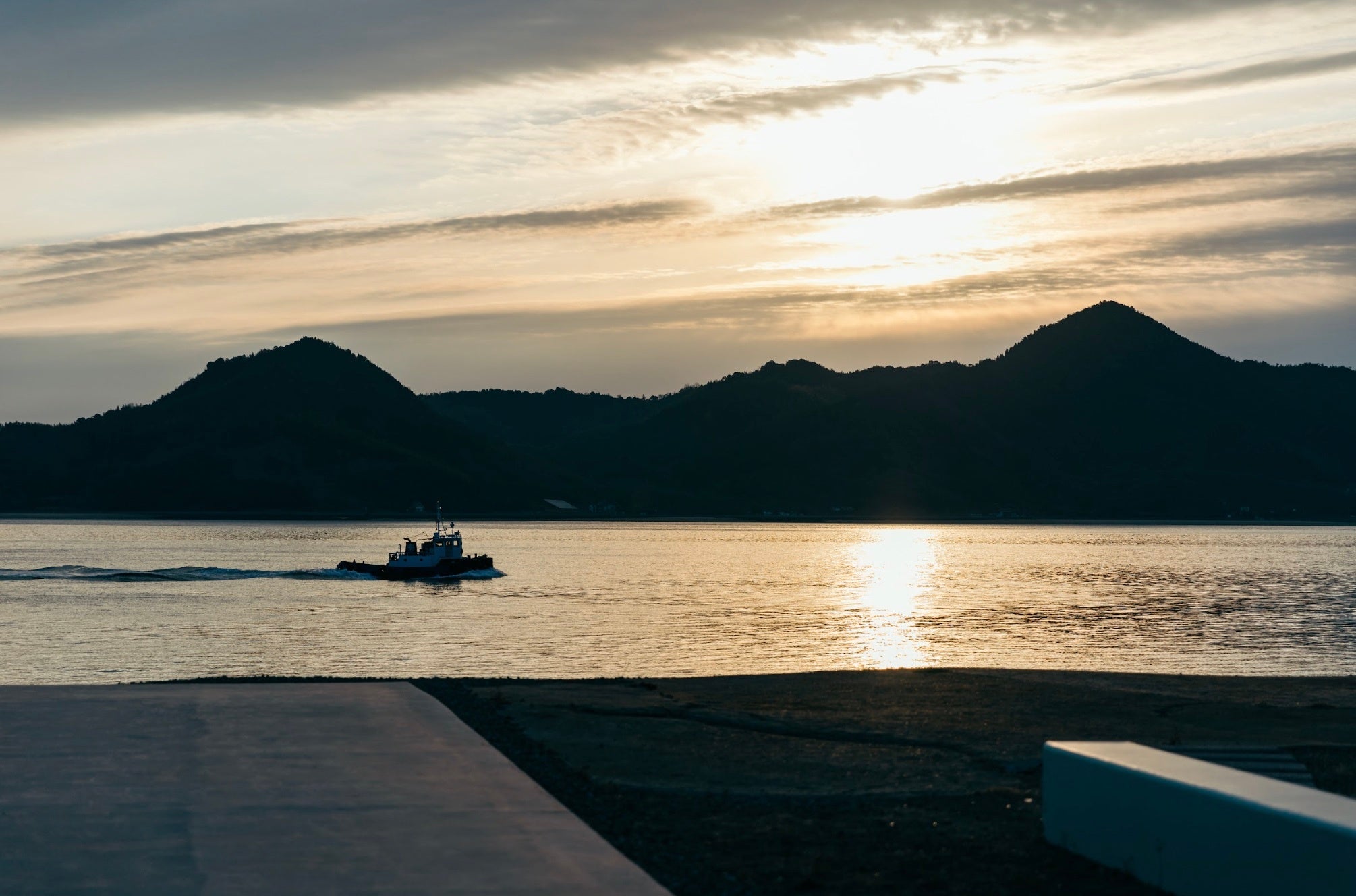 ワイナリー・レストラン前に広がる景観