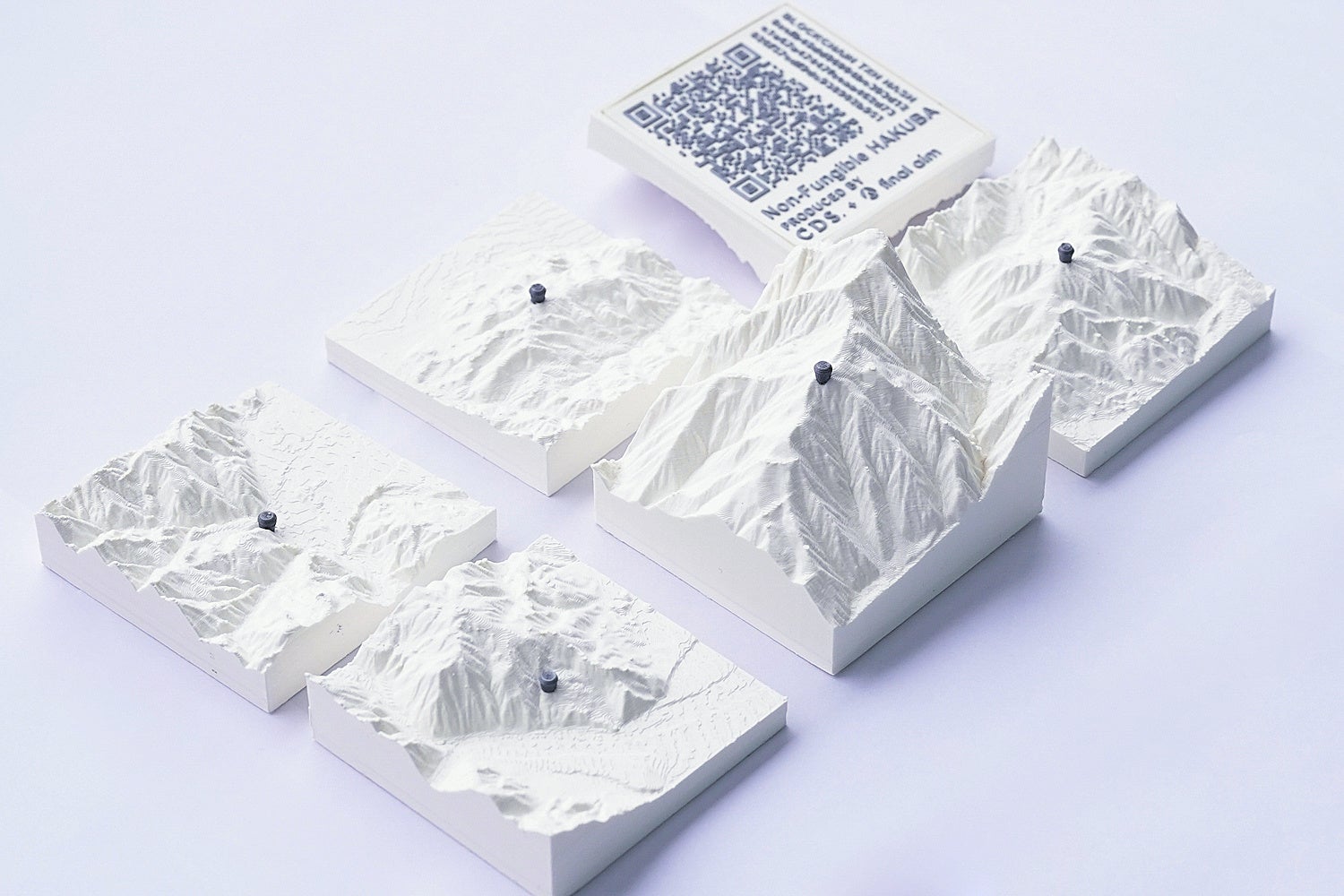 撮影場所により異なる表情を持つ３Dプリントオブジェ