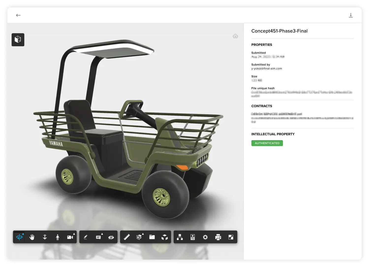 Final Aimのプラットフォームによるスマーコントラクト技術でデザインと知財を管理