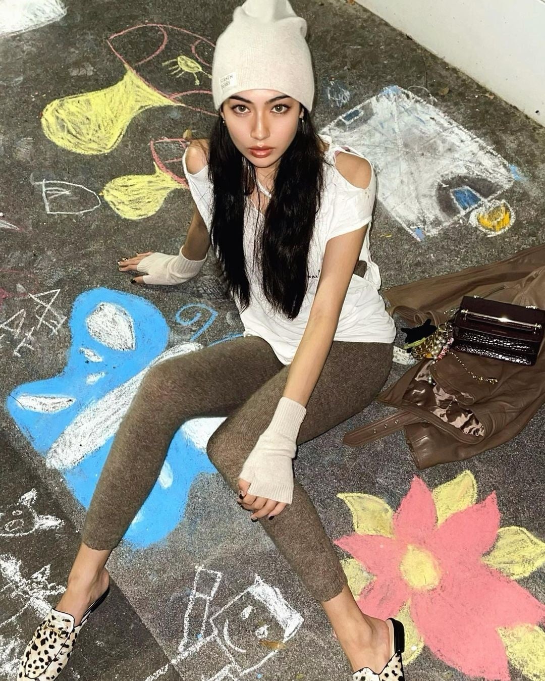 @gabby1020 カシミア帽子＆手袋