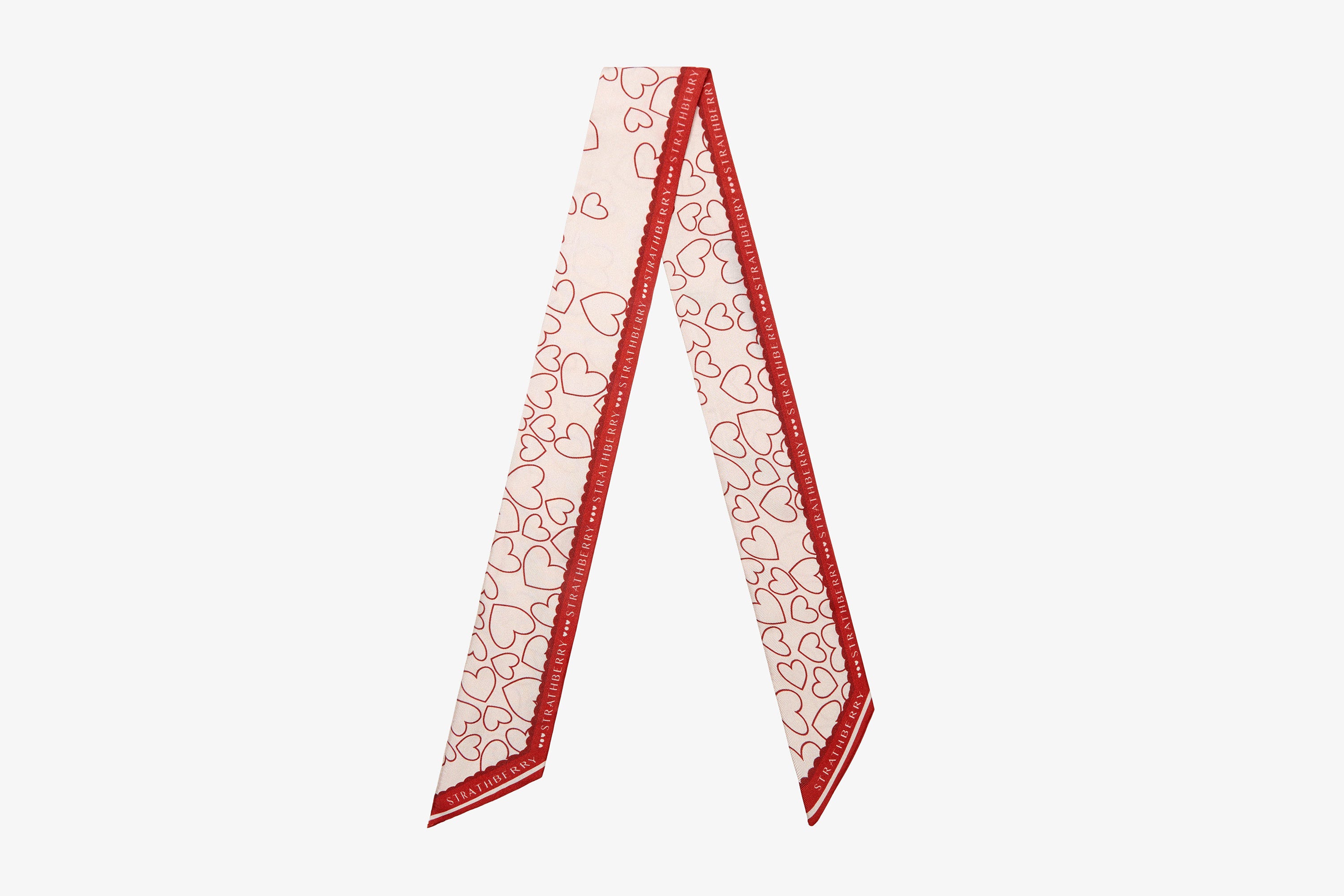 バレンタイン限定　シルクスキニースカーフ　12200円（税込み、送料別）