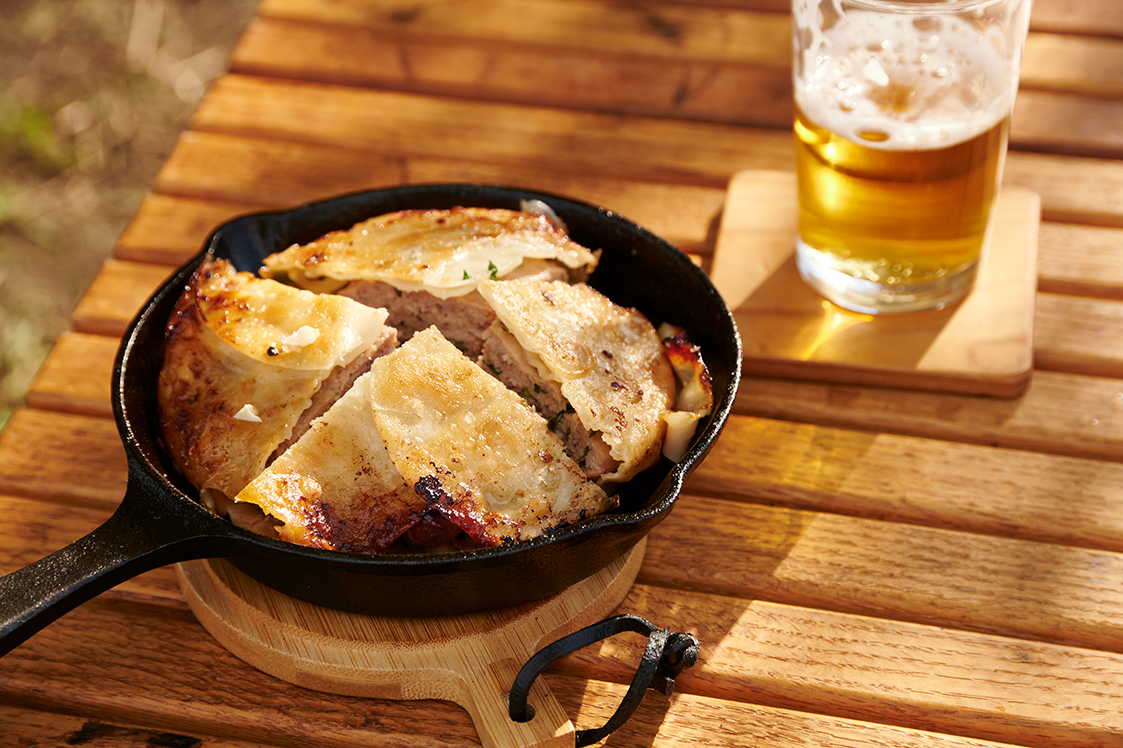 ＜ビールと＞作るのが楽しいレシピ／包まないニラまんじゅう