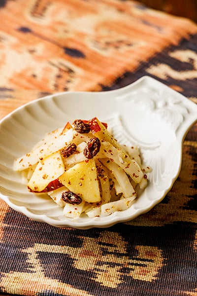 大根とりんごのマスタードサラダ