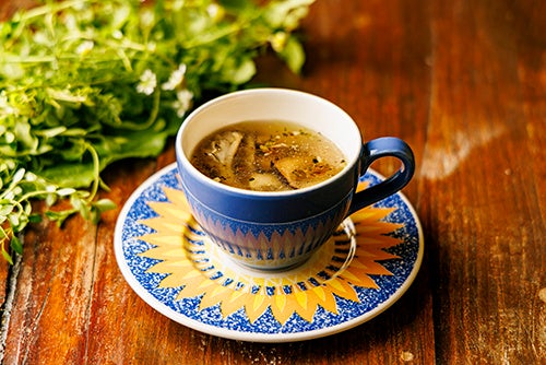 きのこづくしのスープ