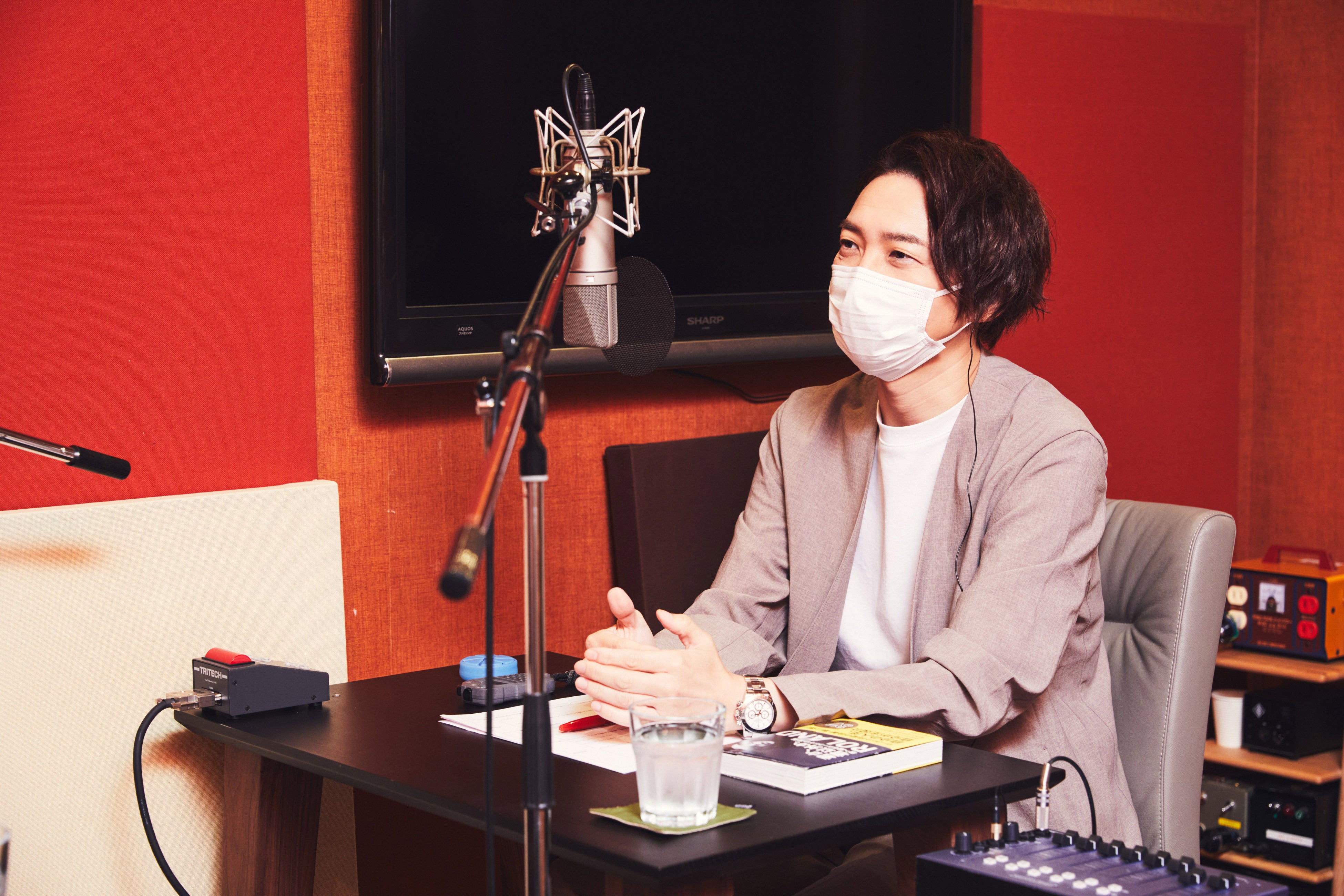 諏訪部順一氏　特別対談収録中　(C)Chihaya Kaminokawa