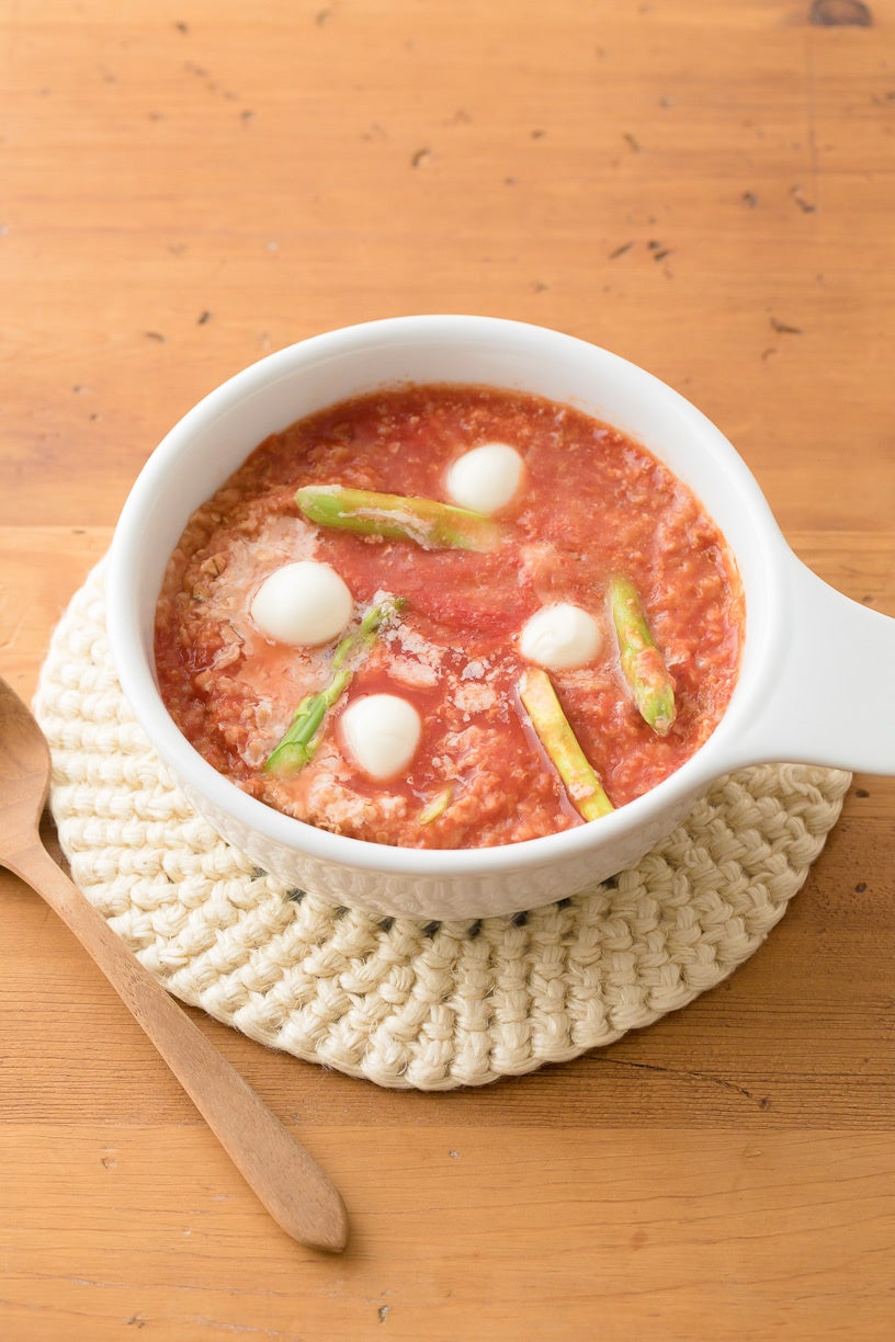 \これがダイエット飯!?/ 簡単すぎ&おいしすぎるから続けられて、スルスル~っとマイナス2㎏♪/トマトクリームリゾット