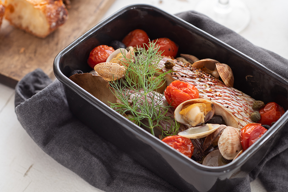 ☆野田琺瑯　ムック本　第2弾 レクタングル深型M ホーロー容器　ブラック　黒☆ お待たせしました！ 大好評の“別注”第2弾！ 使い勝手がグーンとUPした