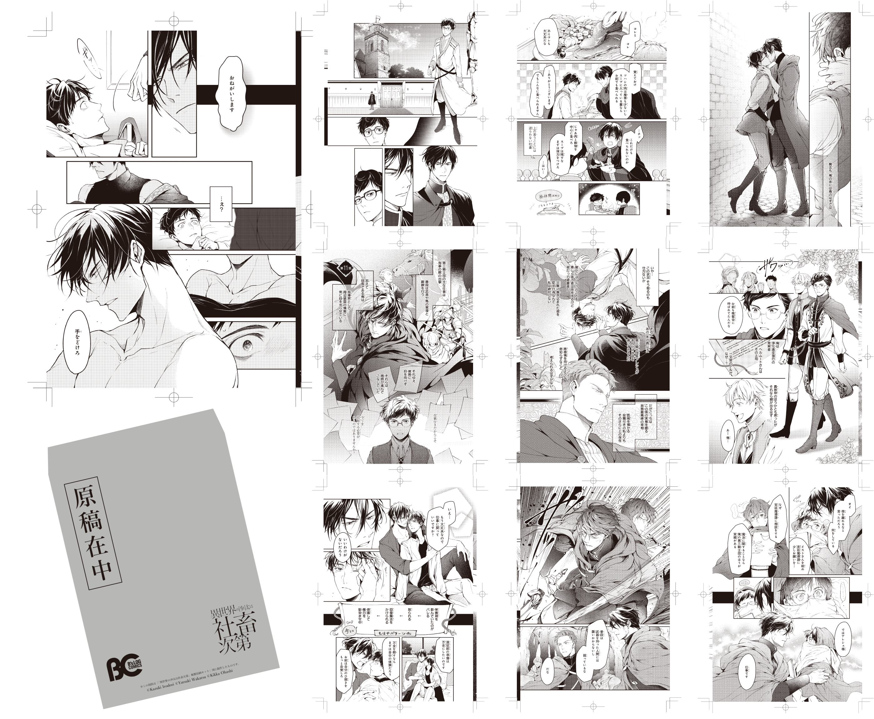 コミックス1～3巻の中から采 和輝先生が選び抜いた10枚をセットに、特製原稿用封筒に封入！　カドカワストアの商品ページでは采先生のコメントも掲載されています！