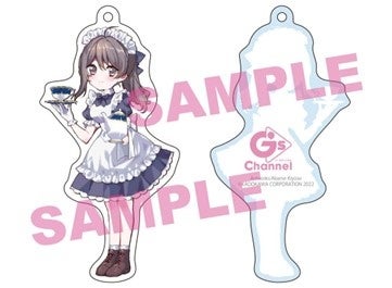 ▲アクリルキーホルダーサンプル