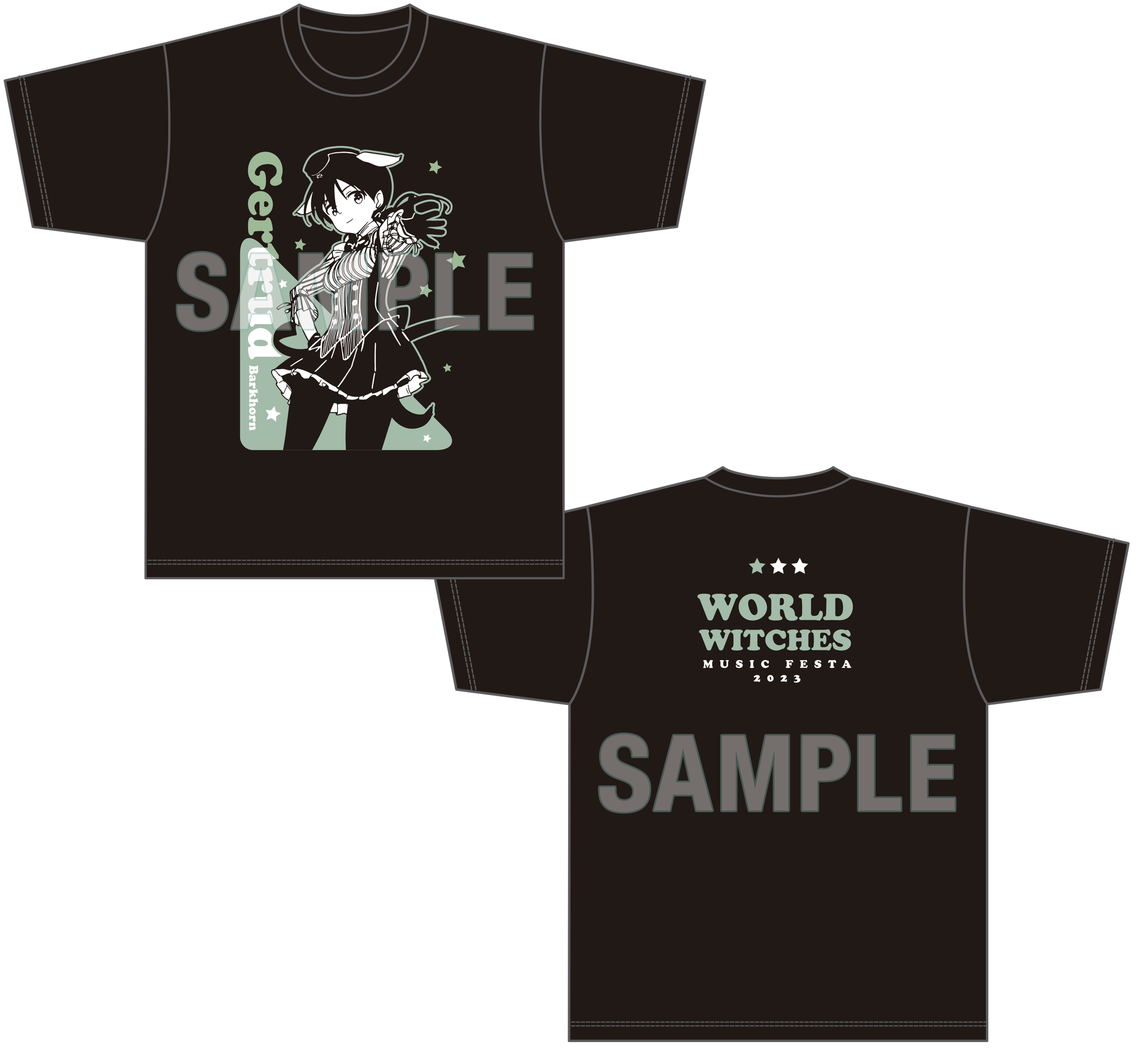 ワールドウィッチーズミュージックフェスタ２０２３　Tシャツ　ゲルトルート・バルクホルン