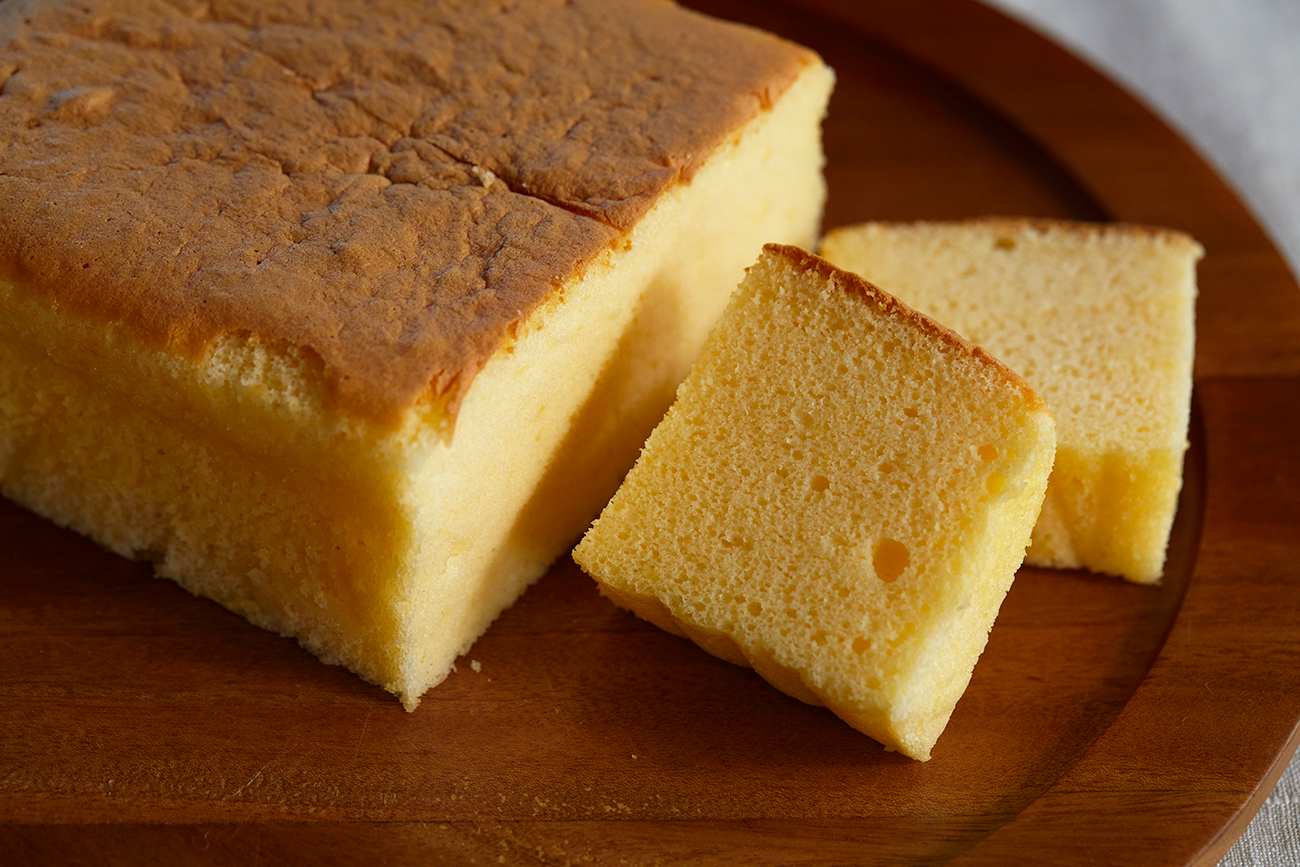 試作を重ねた「台湾カステラ」はふわふわでしっとり