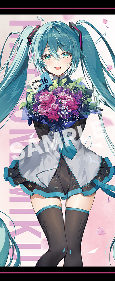 ニコニコ動画と初音ミクのキセキ展 描き下ろし キービジュ 記念