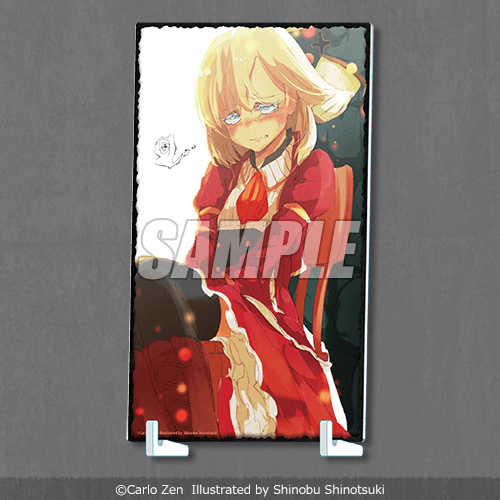 幼女戦記 原作刊行10周年記念 原作絵柄 アクリル額装入り複製