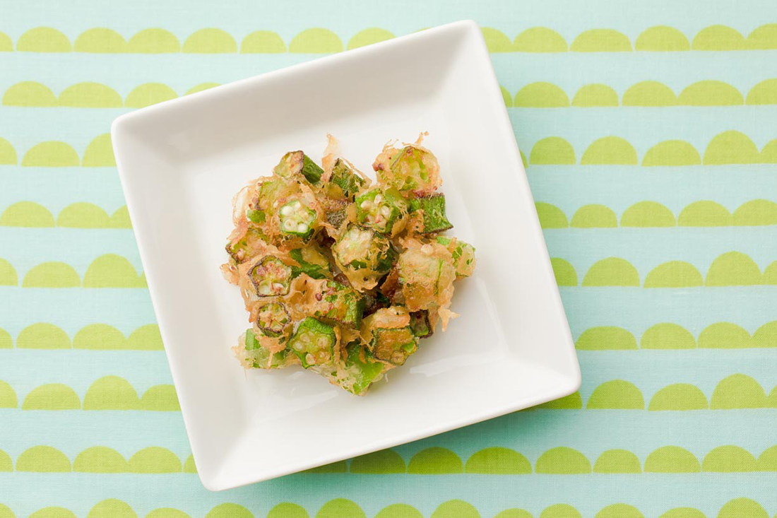 やみつきオクラから揚げ