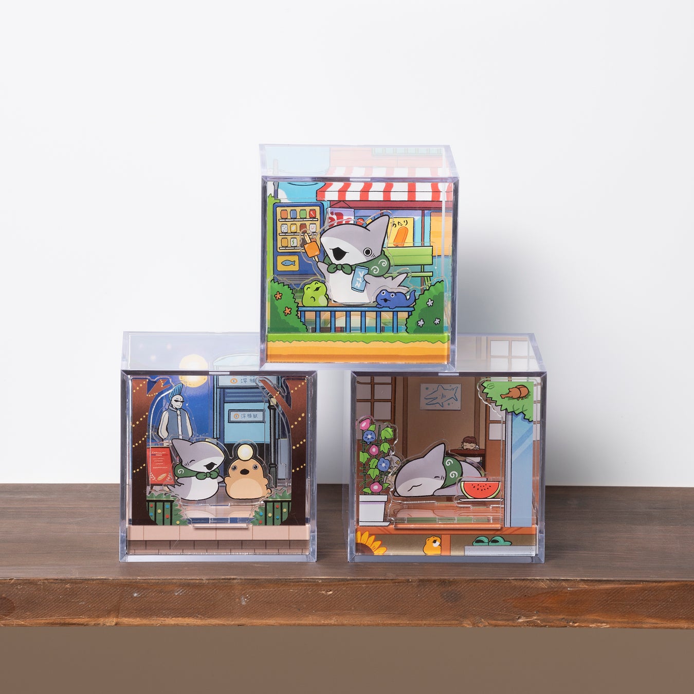 おでかけ子ザメ ストーリーキューブが登場!全種類完全描き下ろし! おでかけ子ザメ ストーリーキューブが登場!全種類完全描き下ろし!