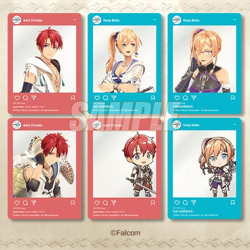 イースX』オンラインくじが登場! キャラファイングラフやパスケース イースX』オンラインくじが登場! キャラファイングラフやパスケース