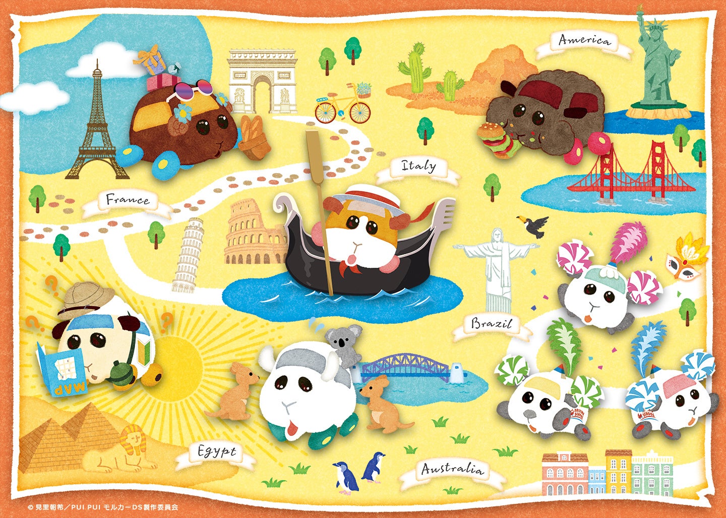 ダ・ヴィンチストア、角川食堂にて『PUI PUI モルカー UKI UKI TRIP