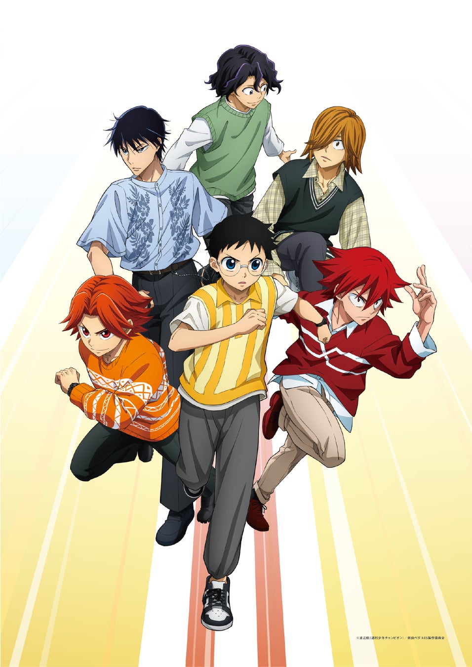 TVアニメ「弱虫ペダル」10周年フェスティバル:総北高校集合イラスト&等身大フィギュア展示! TVアニメ「弱虫ペダル」10周年フェスティバル:総北高校集合イラスト&等身大フィギュア展示!