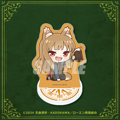 狼と香辛料 ホロ くじ D-8賞 ほろ酔いホロ ミニキャラ ミニ色紙 狼と