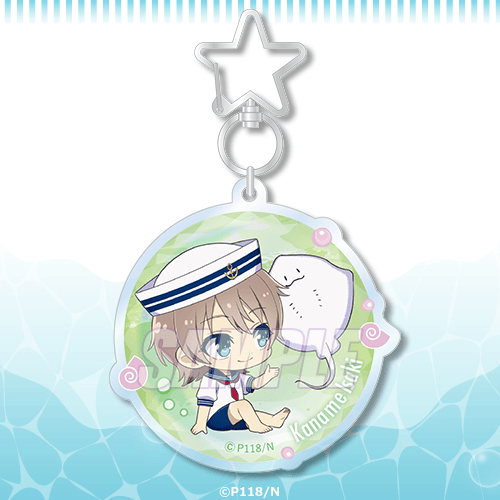 凪のあすから】木原紡 LINEスタンプ 缶バッジ なぎあす