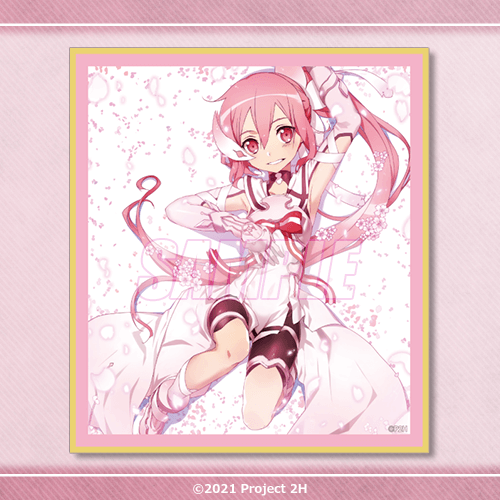 結城友奈は勇者である 乃木若葉 BUNBUN先生箔押し複製キャラファイン