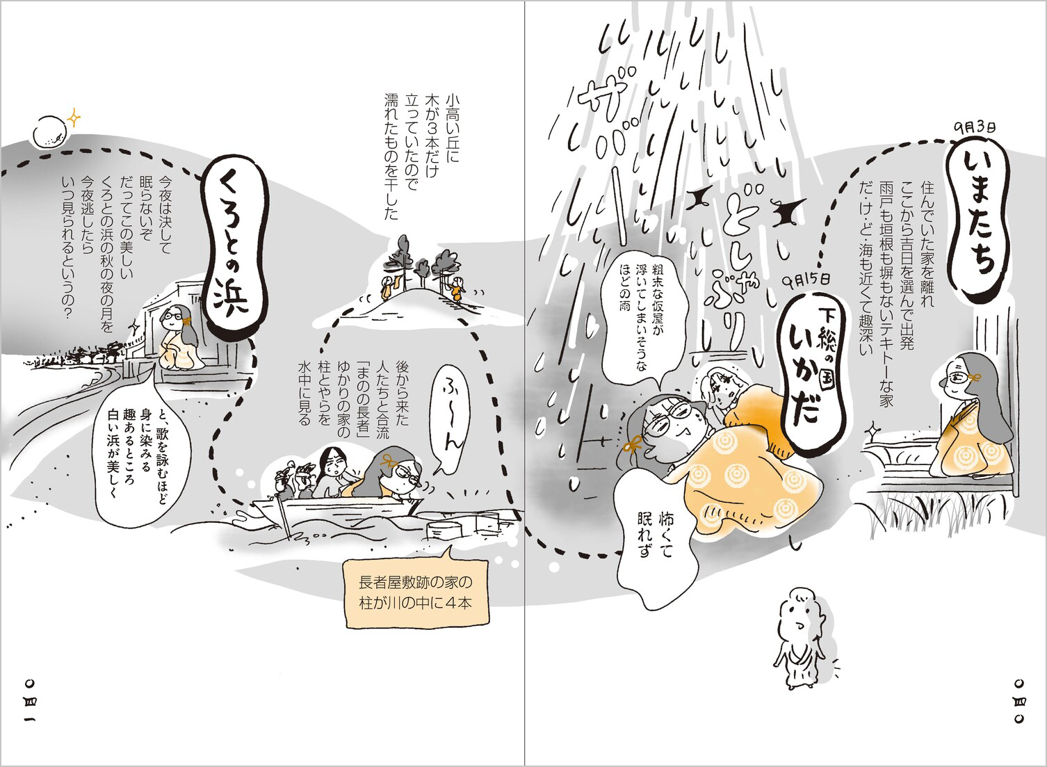 3カ月の旅路を、美しい描写で届けてくれる旅パート。