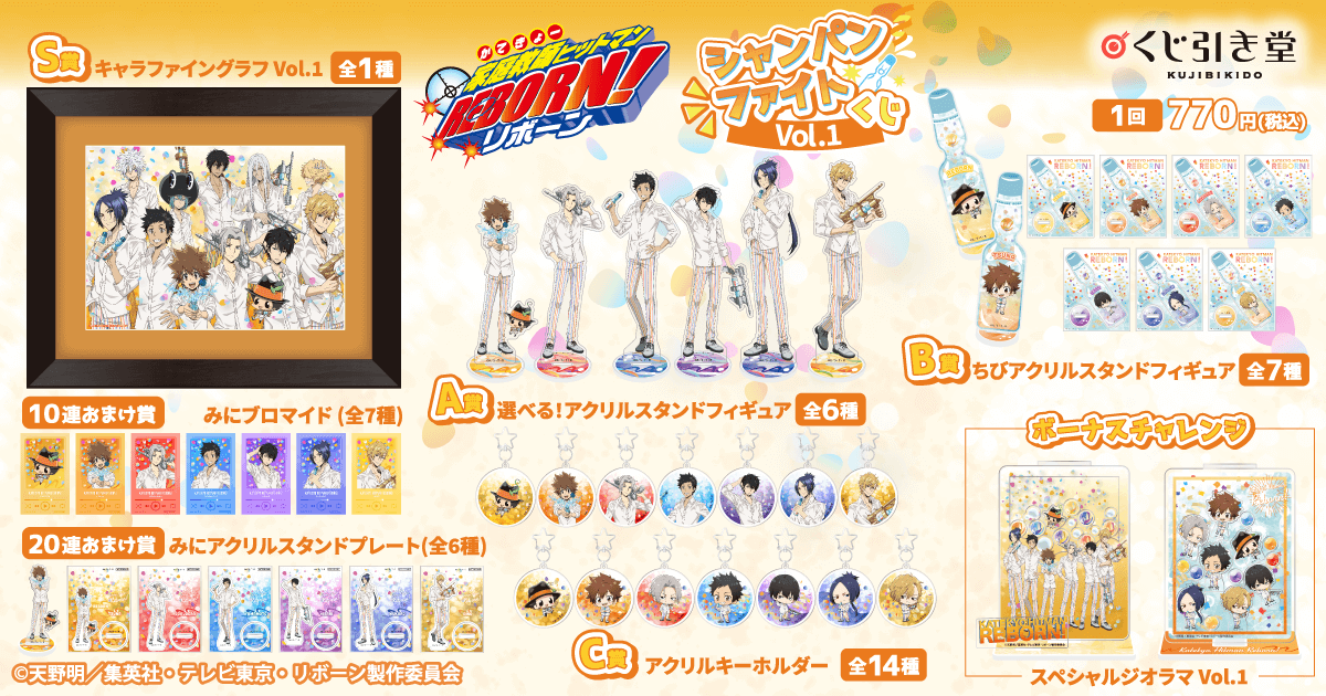 家庭教師ヒットマンREBORN ボンゴレファミリー ポートレート　当選品 家庭教師ヒットマンREBORN ボンゴレファミリー ポートレート