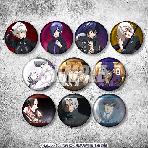 東京喰種 金木研 くじ引き堂 缶バッジ 14個セット TVアニメ『東京喰種トーキョーグール』より、「戦闘後」がテーマ